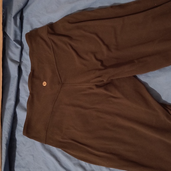 Lululemon Black Sweatpant Sz 8 Banded Ankle, Front Pockets, Buttery Soft - Picture 9 of 10